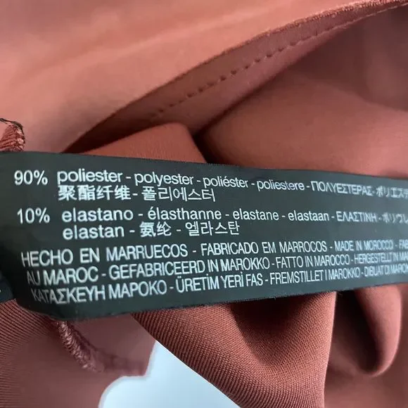 Zara Womens Salmon Pink Top Size M - Picture 5 of 5